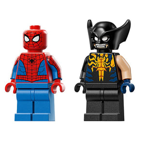 Lego Marvel Spider-Man Car Vs. Venomized Wolverine 76336 Minifigures