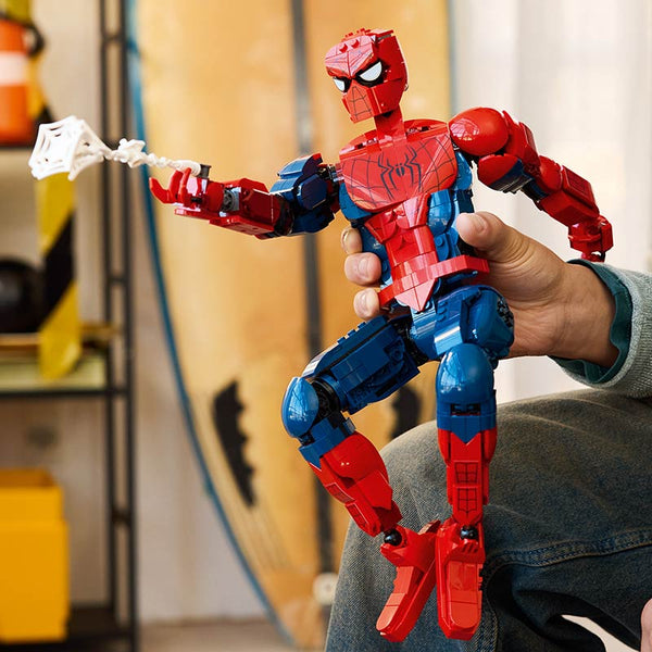 Lego Marvel Spider-Man Hero Figure 76346 Lifestyle with Web Accessory