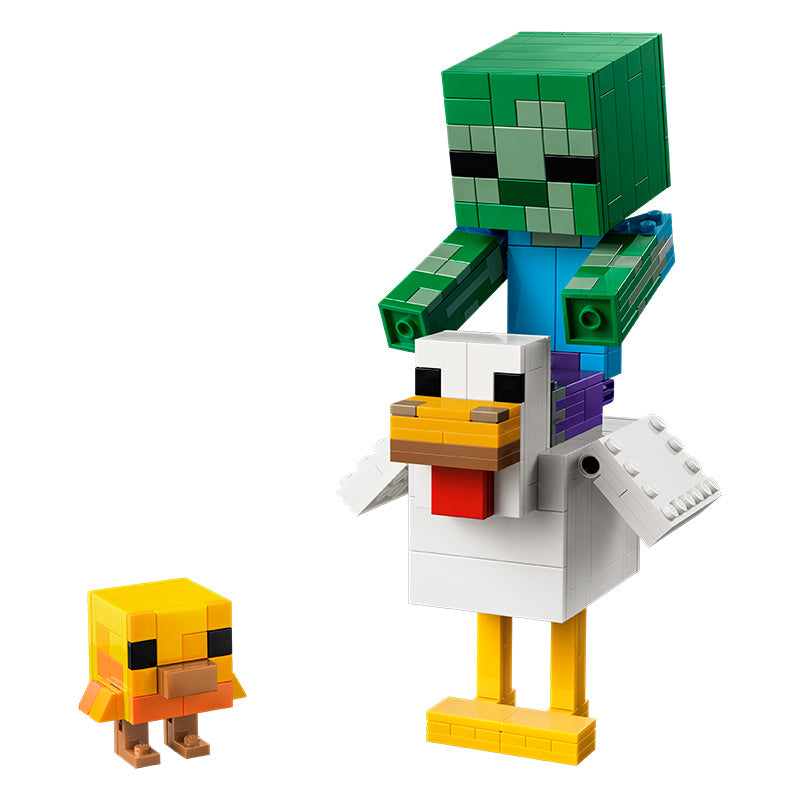 Lego Minecraft Chicken Jockey 21582 Box and Product