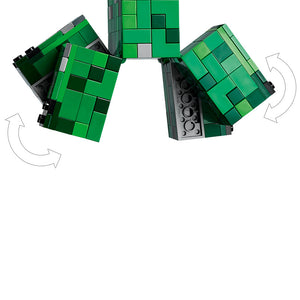 LEGO® Minecraft® The Creeper™ (21276) Feature Moveable Legs