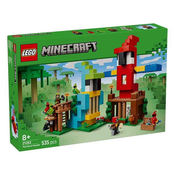 Lego Minecraft The Parrot Houses 21282 Box Front View