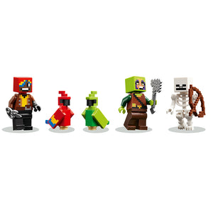 Lego Minecraft The Parrot Houses 21282 Minifigures