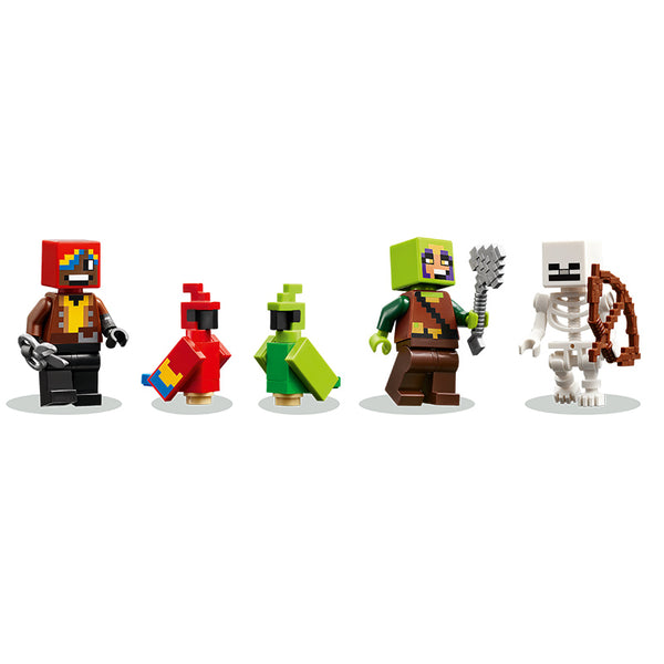 Lego Minecraft The Parrot Houses 21282 Minifigures