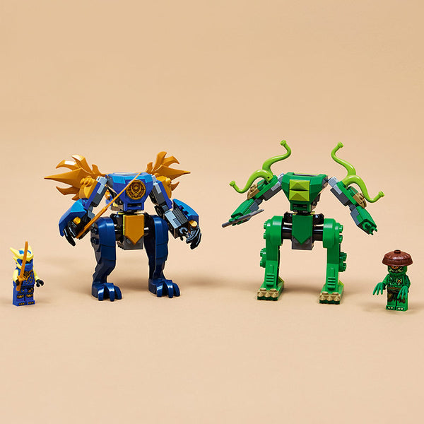 Lego Ninjago Jays Dragon Mech Fight 71853 Feature Mechs and Minifigures