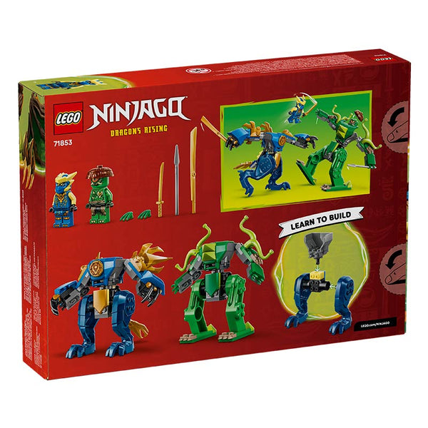 Lego Ninjago Jays Dragon Mech Fight 71853 Box Rear View