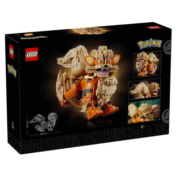 Lego Pokemon Arcanine 72160 Box Rear View