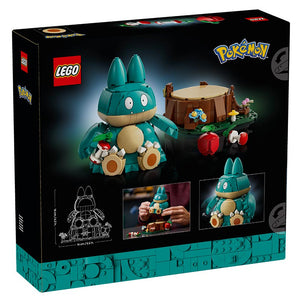 Lego Pokemon Munchlax 72150 Box Rear View