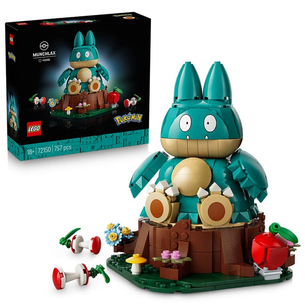 Lego Pokemon Munchlax 72150 Box and Product