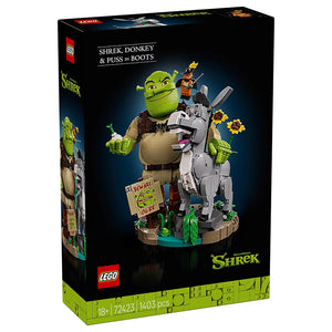 Lego Shrek, Donkey & Puss In Boots (72423) Box Front View
