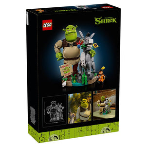 Lego Shrek, Donkey & Puss In Boots (72423) Box Rear View
