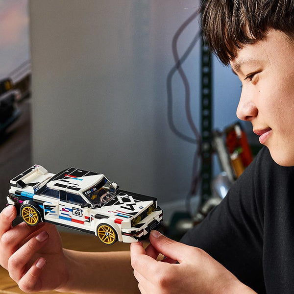 Lego Speed Champions Bmw M3 E30 77263 Lifestyle with Boy