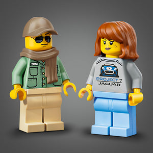 Lego Speed Champions Jaguar Project 7 And Land Rover Defender 77264 Minifigures