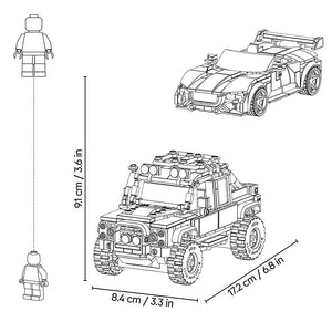 Lego Speed Champions Jaguar Project 7 And Land Rover Defender 77264 Product Dimensions