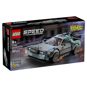 Lego Speed Champions Time Machine from Back to the Future 77256 Box Front View
