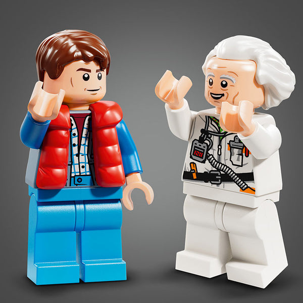 Lego Speed Champions Time Machine from Back to the Future 77256 Feature Movie Character 2 Minifigures