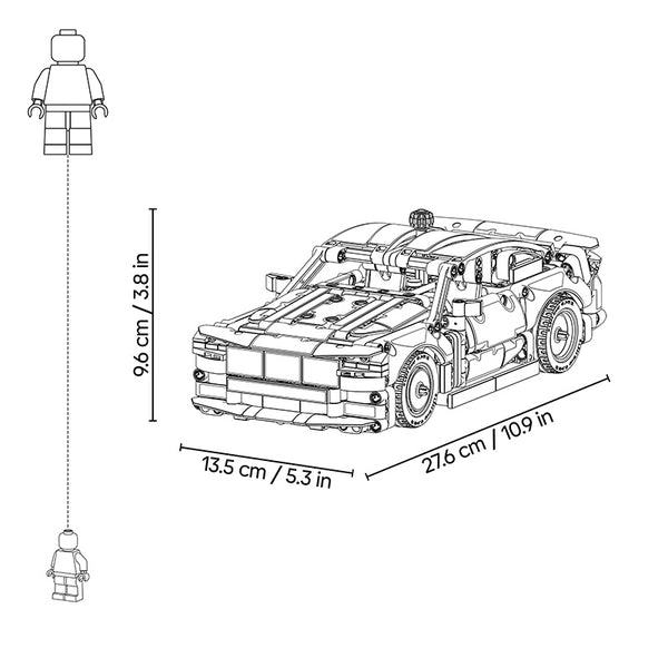 Lego Technic Custom Garage Ford Mustang Gt Car 42236 Product Dimensions
