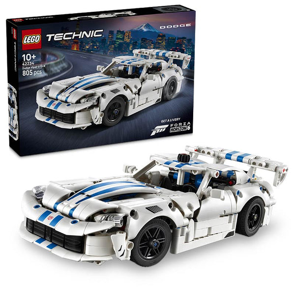 Lego Technic Dodge Viper Gts R Sports Car 42234 Box and Product