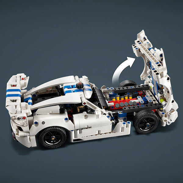 Lego Technic Dodge Viper Gts R Sports Car 42234 Feature Lift Up Bonnet