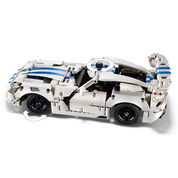 Lego Technic Dodge Viper Gts R Sports Car 42234 Feature Steering