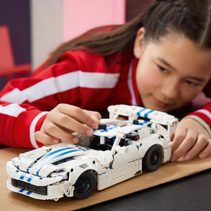 Lego Technic Dodge Viper Gts R Sports Car 42234 Lifestyle with Girl