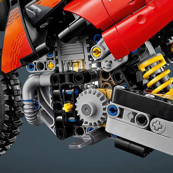 Lego Technic Ducati Desmo450 Mx Factory Motorcycle 42238 Feature Engine