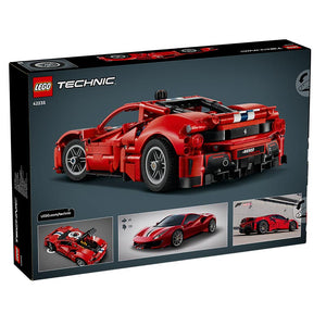 Lego Technic Ferrari 488 Pista Car 42235 Box Rear View
