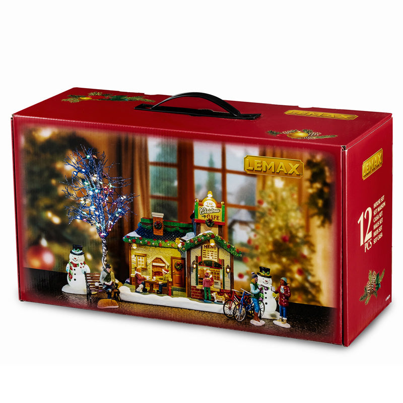 Lemax The Christmas Café Set image 0