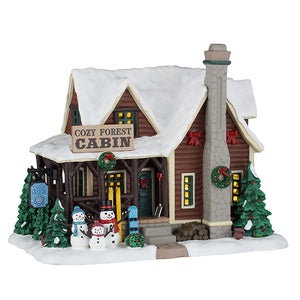 Lemax Cozy Forest Cabin