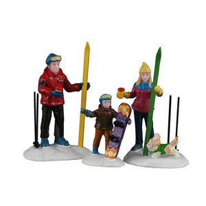 Lemax Family Ski Day (Set of 3)
