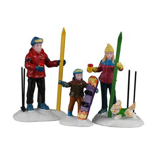Lemax Bighorn Peak Mountain Sports Snow Gear Set