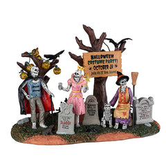 Lemax Graveyard Costume Party
