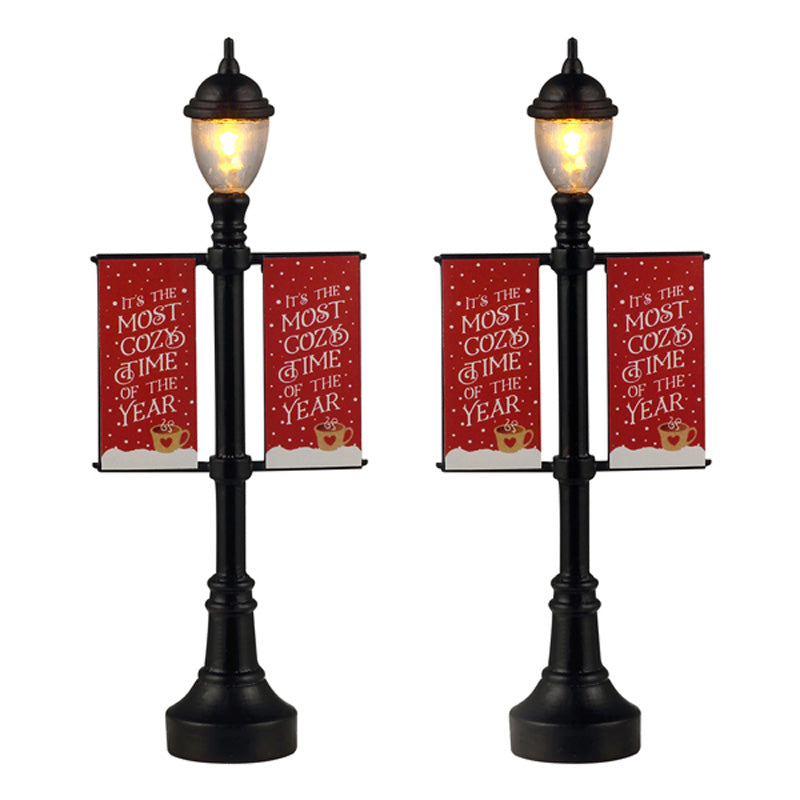 Lemax Lamp Post Banners (Set of 2)