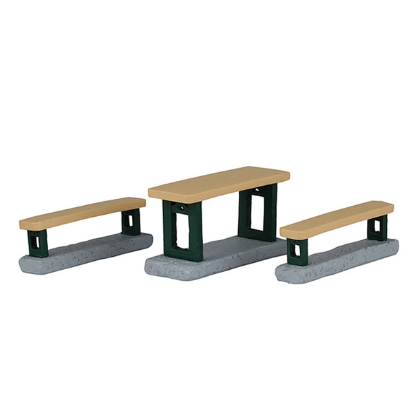 Lemax Picnic Bench (Set of 3)