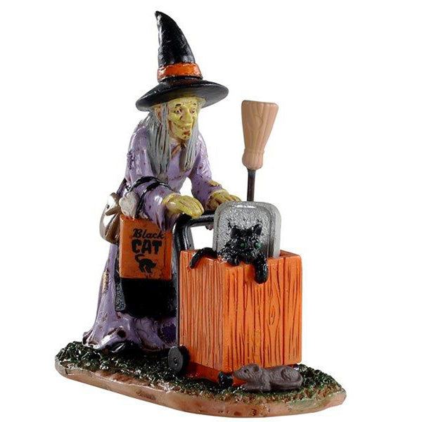 Lemax Shopping for Halloween