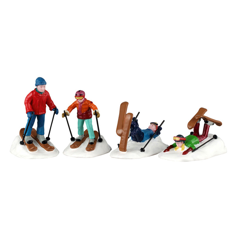 Lemax Ski School Lessons (Set of 4)