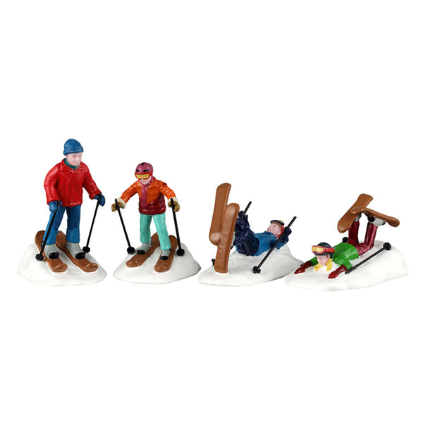 Lemax Ski School Lessons (Set of 4)