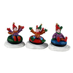 Lemax Snow Tubers (Set of 3)