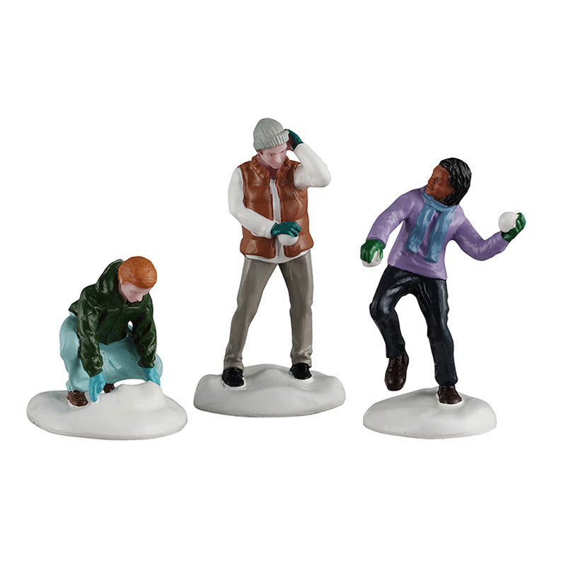 Lemax Snowball Fight (Set of 3)