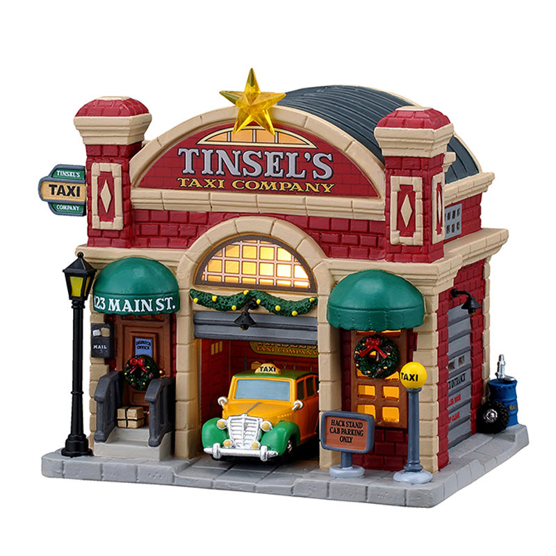 Lemax Tinsel’s Taxi Company