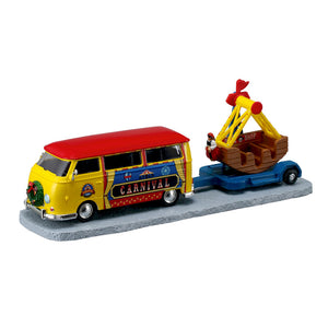 Lemax Towing Van with Caravan Ride