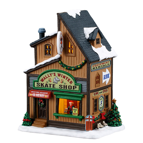 Lemax Walley’s Winter Skate Shop
