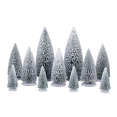 Lemax White Pine Trees (Set of 11)