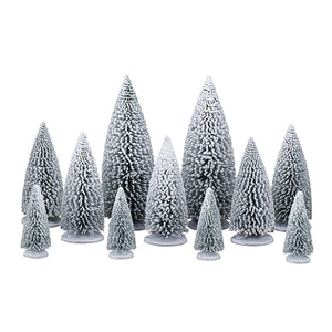 Lemax White Pine Trees (Set of 11)