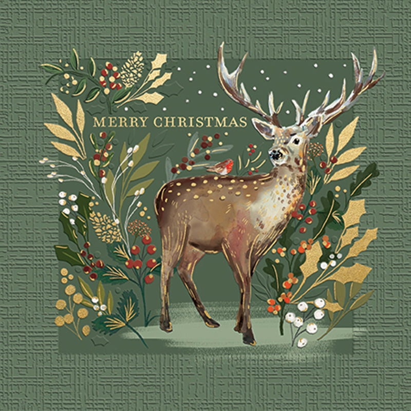 Ling Design Cards - Decorative Stag (Pack of 10)