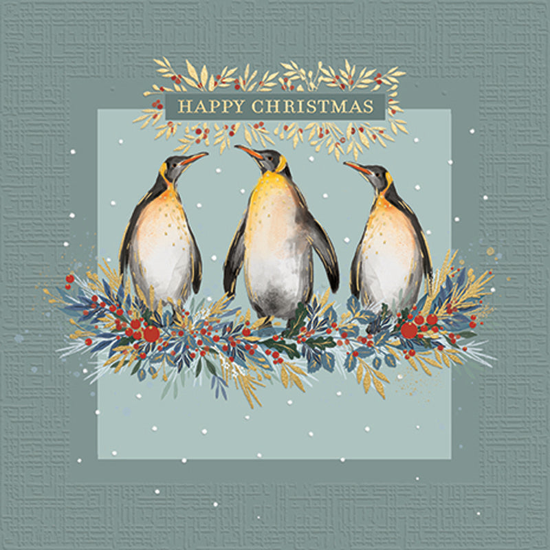 Ling Design Cards - Penguin Trio (Pack of 10)