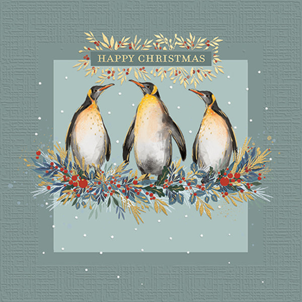 Ling Design Cards - Penguin Trio (Pack of 10)