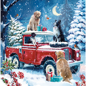 Ling Design Large Deluxe Cards - Winter Wonderland Friends (Pack of 12)