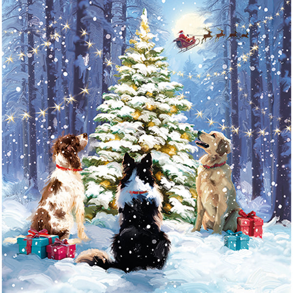 Ling Design Large Deluxe Cards - Winter Wonderland Friends (Pack of 12)