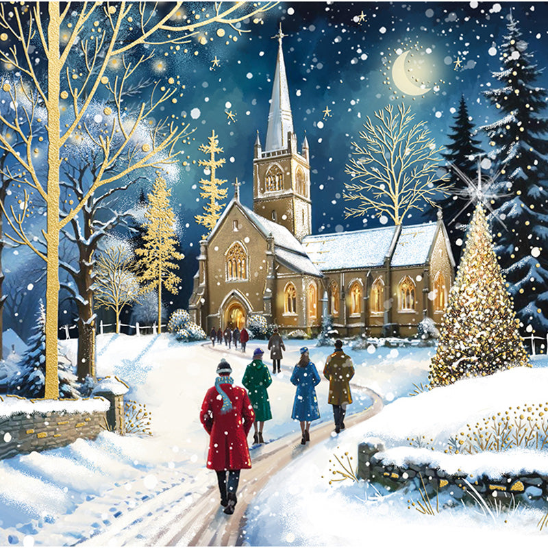 Ling Design Large Premium Cards - Christmas Eve (Pack of 10)