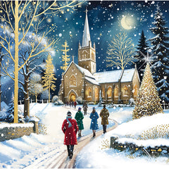 Ling Design Large Premium Cards - Christmas Eve (Pack of 10)